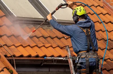 Démoussage et hydrofuge de toiture à Pujols
